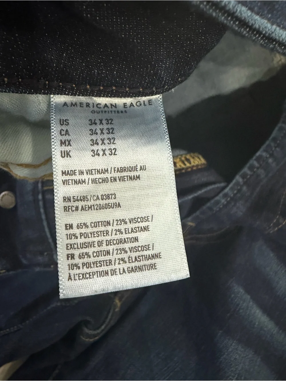 American Eagle Outfitters Dark Blue Jeans